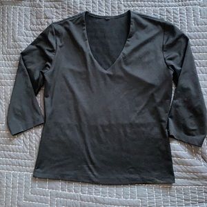 Black v neck top